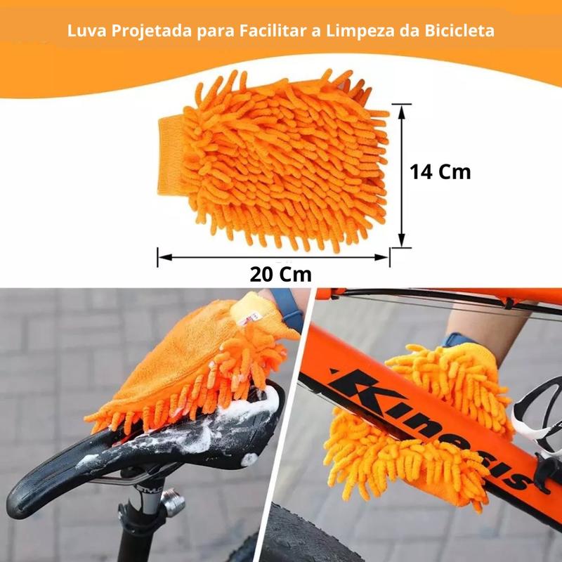 Luva de Limpeza em Microfibra 20x14cm