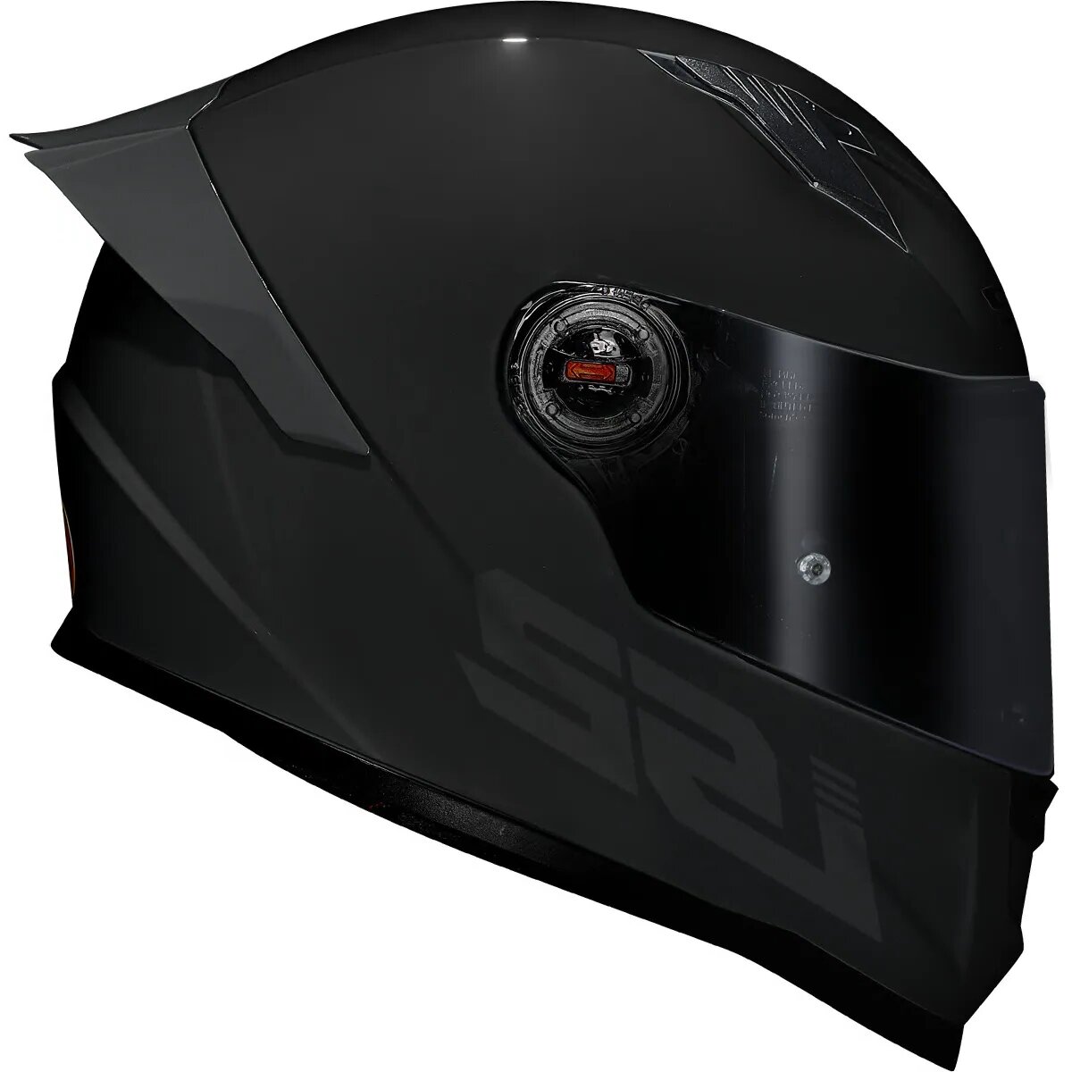 Capacete LS2 FF358 Black com Spoiler