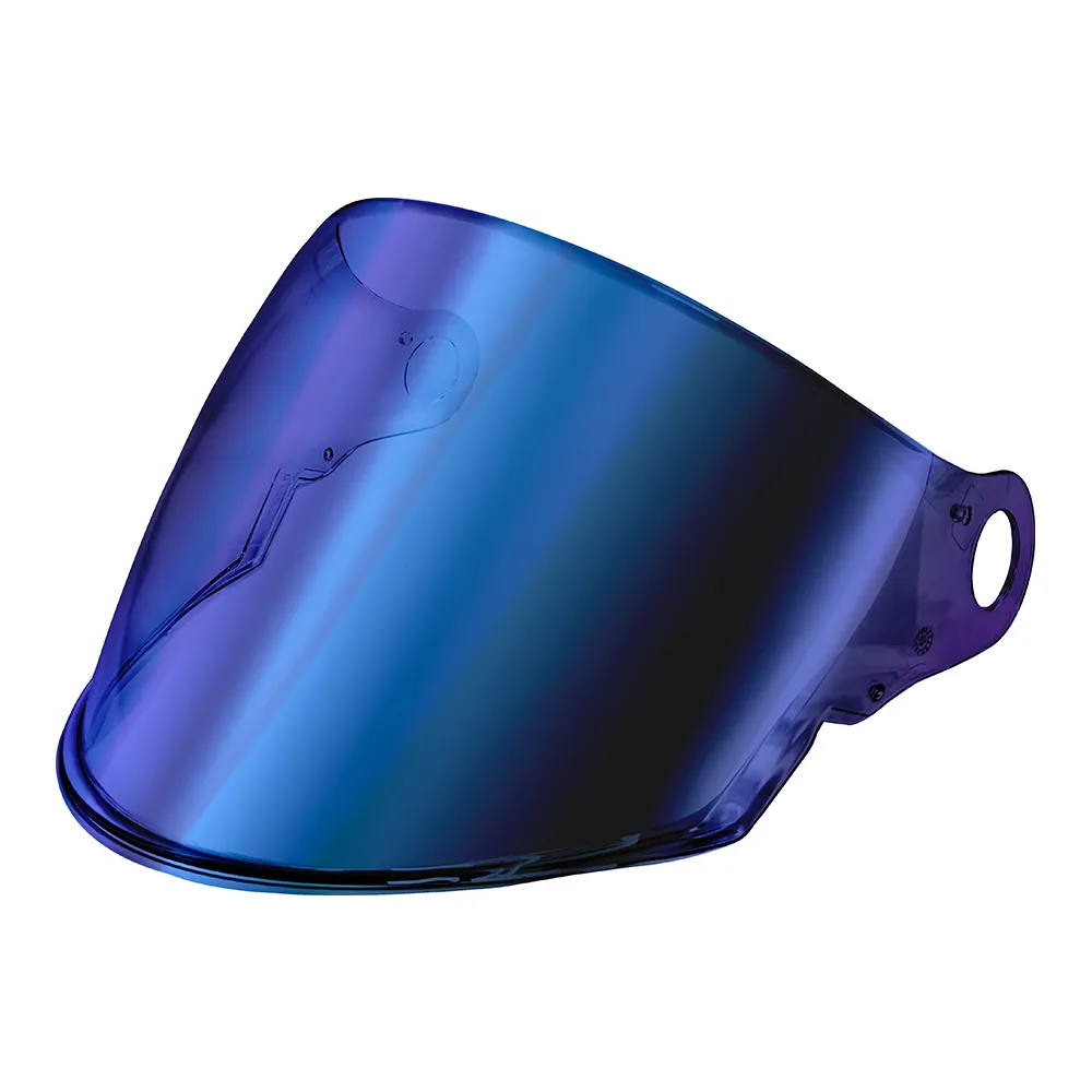 Viseira Iridium Azul Espelhada para Capacete